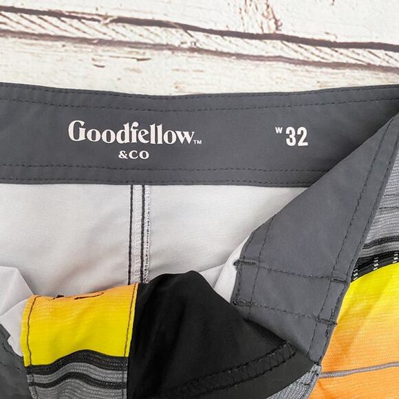 GOODFELLOW & CO Swim Board Shorts Sz 32 - Picture 4 of 5